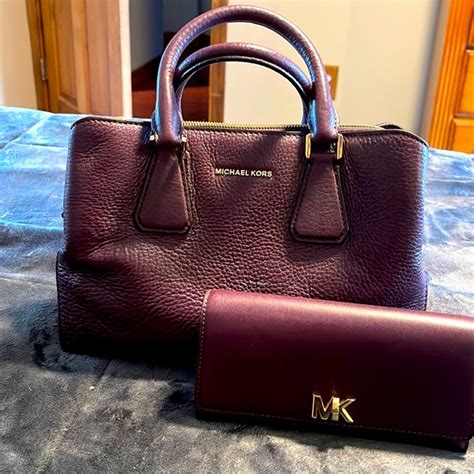 michael kors plum purse